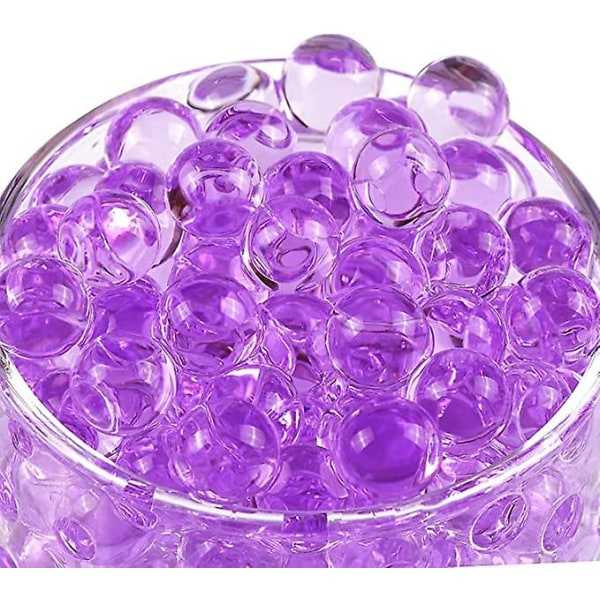 Flerfärgade vattenpärlor, 4000 delar Vas Filler Pärlor Ädelstenar Dekoration Purple 1pack