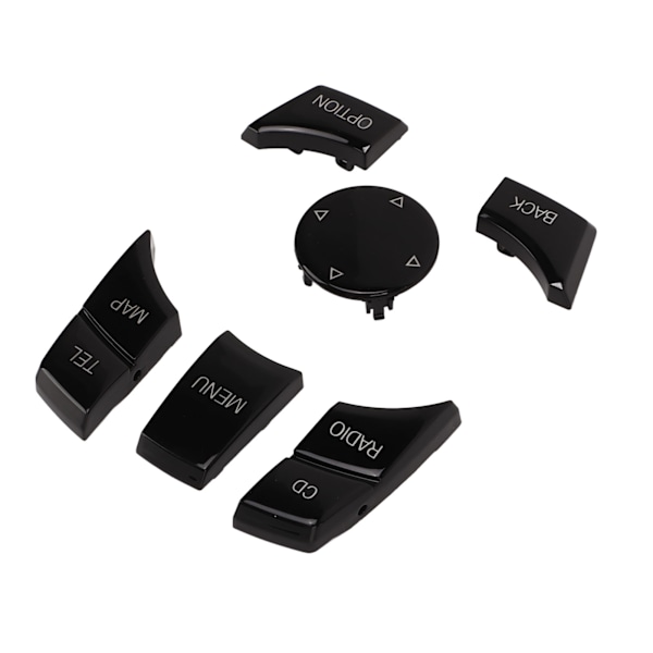 6 stk multimediakontrollknapp multifunksjons pianoblakk plug and play for 3 5 serie F30 F10