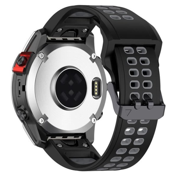 ( Black Grey ) 26 mm kaksisävyinen watch , tarvikkeet Garmin-sarjan kelloihin