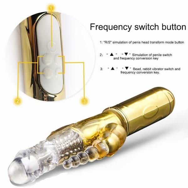 Trippel Stimulering Elektrisk Vibrator rābbit Víbró-māsséur Femme pöint G gödé Va Vient gödës Víbrómāsséurs Féminin Clitóridién St