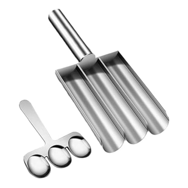 Köttbullsformare, Köttbullsformare, Köttbullsformare i rostfritt stål, manuellt kök, ingen As Shown