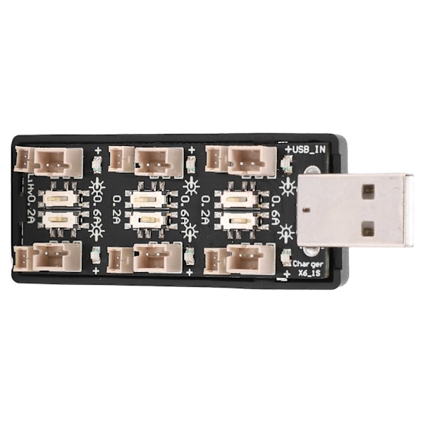 Litiumakun latauslevy 6-kanavainen USB 3.8V korkeajännitekomponentit 4.35V