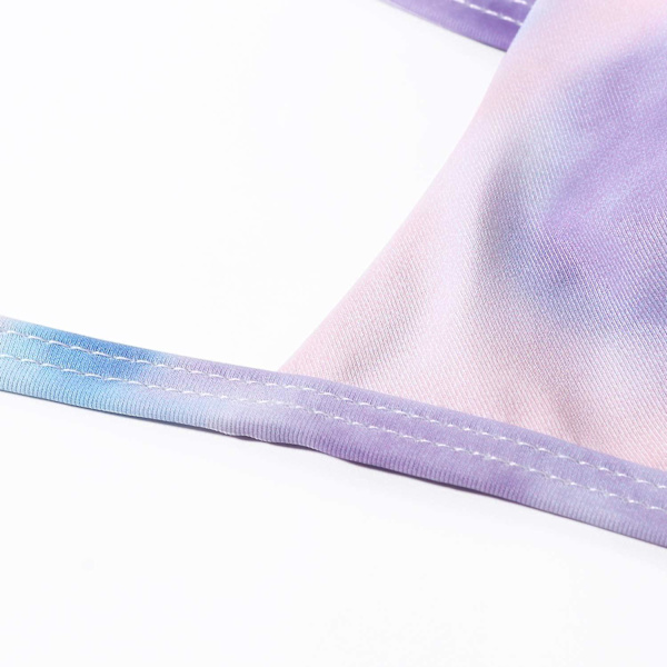 Naisten Ristiinasetetut Push Up Uimapaidat Vatsan Kontrolloivat Halter Bikinit Korkeavyötäröiset Uimapuvut Kaksi Osainen Uimapuvut Purple-1 X-Large