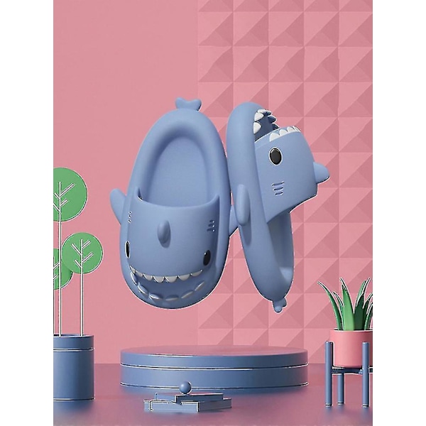 Söta Hajpar Slippers - Halksäkra EVA-tofflor för Män, Kvinnor, Barn, Utomhus light green 42 43