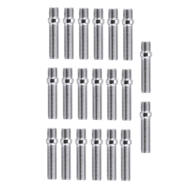 20 stk. 50 mm forlængede hjulbolte konvertering 12x1,5 til 12x1,5 skrue adapter passer til A4 1998-2008