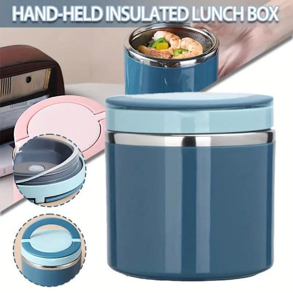 Isolert matboks i rustfritt stål Bento-boks Termisk matbeholder Frokost