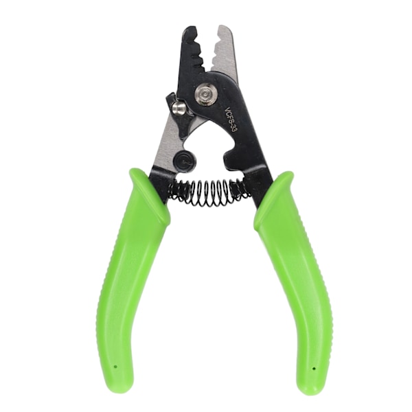 Green 3 Diameter Hole Optical Fiber Wire Stripper Simple Operation Optical Fiber Stripping Plier Cutter