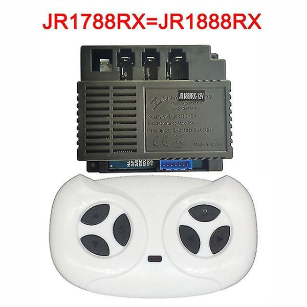 Jr-rx-12v Lasten sähköauton Bluetooth kaukosäädinvastaanotin, Smooth Start Controller Jr1958rx ja Jr1858rx/jr1738rx -HG JR1888RX Full set