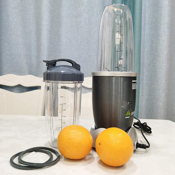 Yhteensopiva Nutribullet-tehosekoittimen kanssa, varaosat 1 kupilla ja 1 terällä, Nutribullet-lisätarvikkeet 600W ja 900W