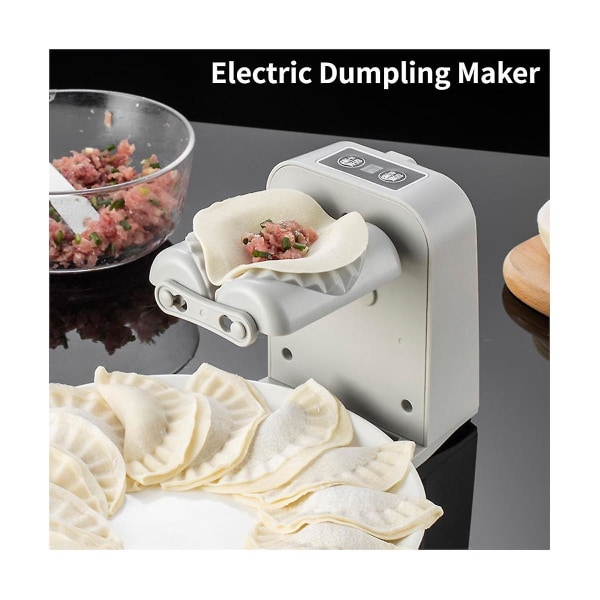 Automatisk elektrisk Dumpling Maker Machine Dumpling Mold Presse Dumpling Mold Automatisk tilbehør White