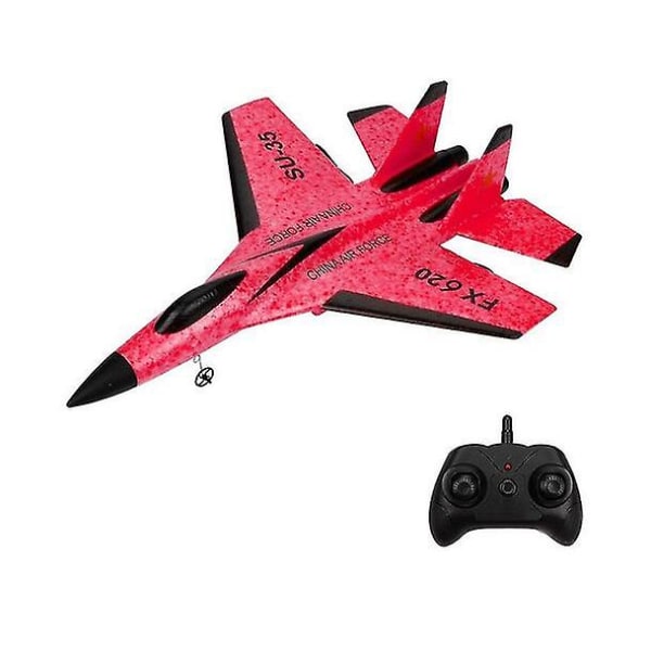 Su 35 Avion Rc Fjärrkontroll Flygplanskontroller Su-35 Fighter Model Plane Kids Red