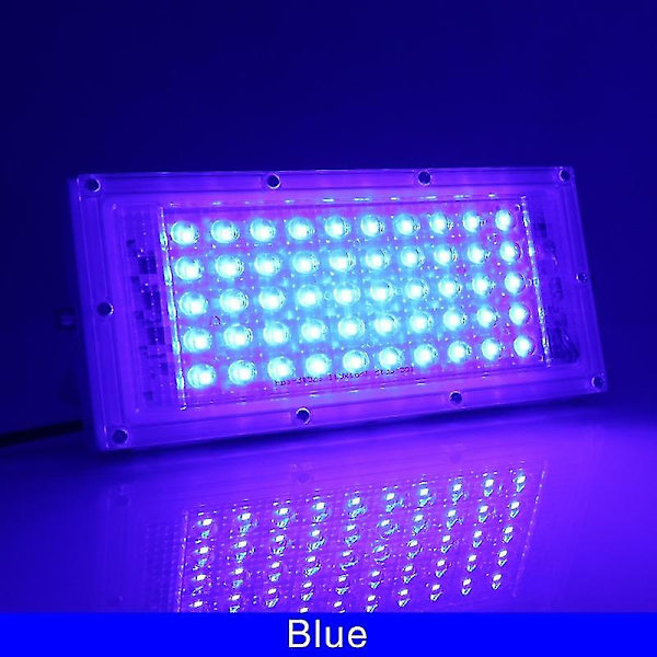 50W IP65 Vattentät Utomhus LED-Strålkastare Blue