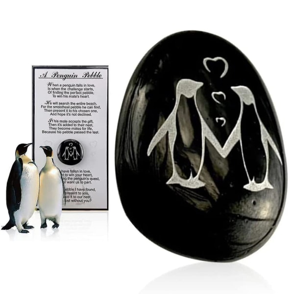 Penguin Pebble A Little Pocket Penguin Klem,gravert Mini Penguin Pebble Keepsake Pebble Xxf