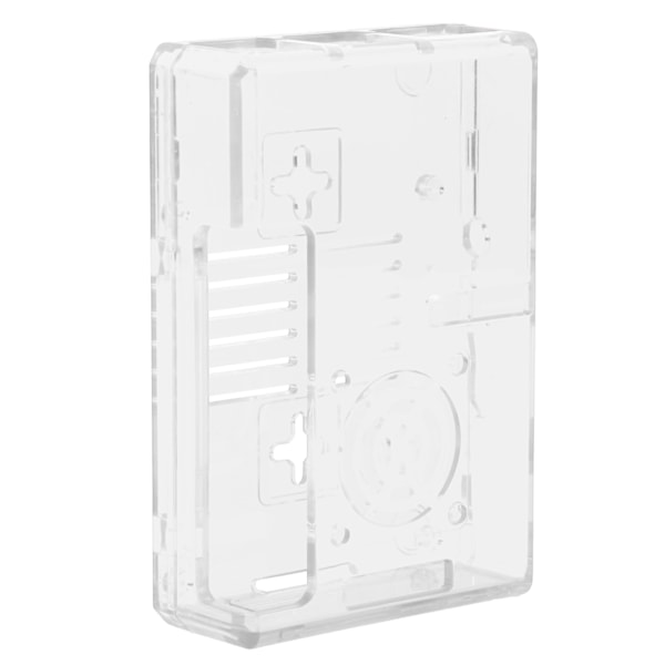 Shell Beskyttende Boks Frosted Case Cover ABS til Raspberry Pi 3B 3B+ E Style med Skruer(Transparent )