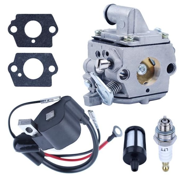 MS170 Förgasare med Tändspole Tuning Kit Kompatibel med Stihl 017018 MS180 MS180C MS170C C1Q-S57A 1130120 0603