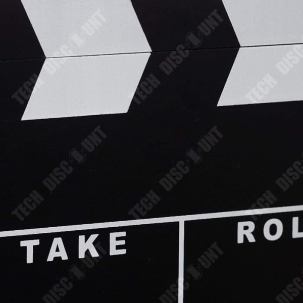 Cinema Clapperboard Black - Multifunksjonell hvit og svart