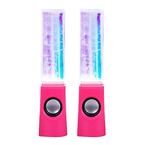 Wireless Dancing Water Speaker Led Light Fountain Speaker Home Party -ES Black