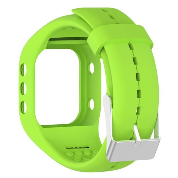 Anodisoitu vihreä silikoniranneke Polar A300 Fitness & Activity Trackerille