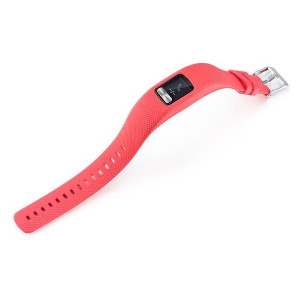 Silikonestrop til Garmin VivoFit 4 Fitness Activity Tracker Small i rød