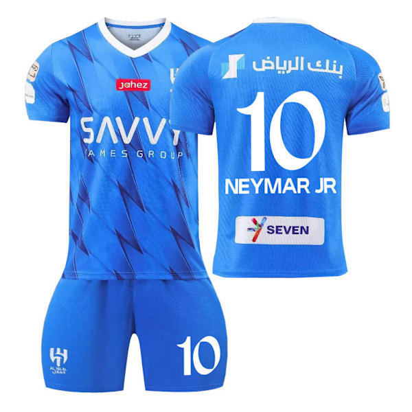 2324 Riyadh Crescent Hemma Neymar Fotbollströja Set 22(120-130cm)