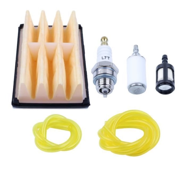Luftfilter & tennplugg & drivstoffledningsslangesett kompatibel med Husqvarna 261 262 268 272 394 erstatning