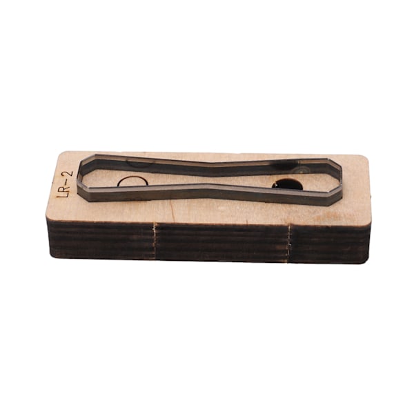 Läder Metall Skärform DIY Stämpling Punching Skärform Legering Stål Konst Hantverk Tillbehör LR 2