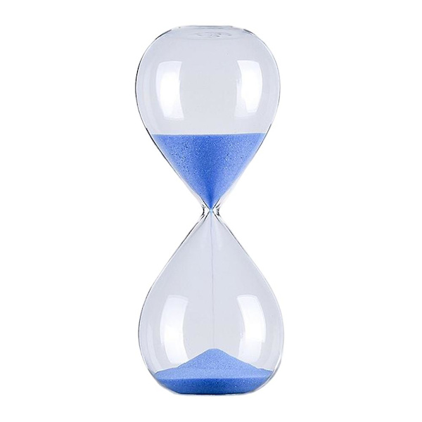 5/30/60 minutter Rund Sand Timer Personlighet Glass Timeglass Ornamenter Nyhet Tidsstyringsverktøy Blue 30 Minutes