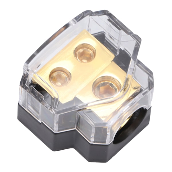 Bil 1X2GA ind 2x4GA ud Power Distribution Block Fuse Holder Forlænger Modificering Ren Kobber