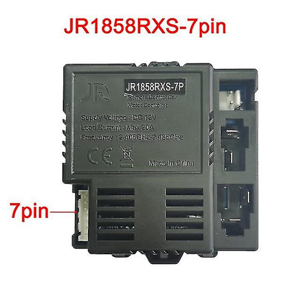 Jr-rx-12v Lasten sähköauton Bluetooth kaukosäädinvastaanotin, Smooth Start Controller Jr1958rx ja Jr1858rx/jr1738rx -HG JR1858RX 7pin