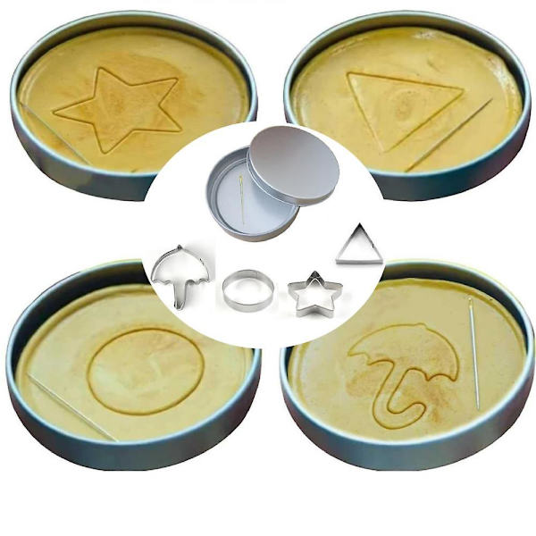 Bebetter 3-pack Squid Cookie Cutter-set, med tennask & nål -ES Square