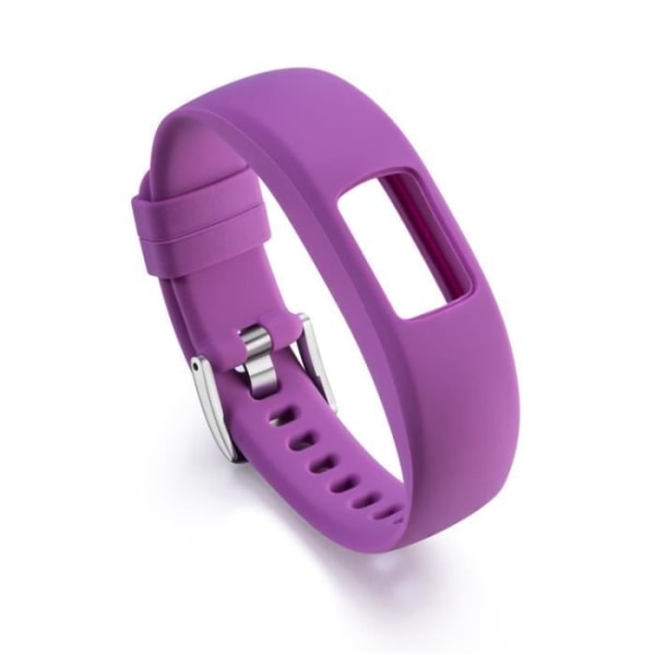 Violetti silikonikorvausranneke Garmin Vivofit 4 Activity Fitness Trackeriin (S)