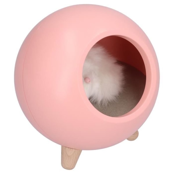 Cikonielf LED nattlampa för katthus Söt katt touch LED nattlampa Bärbar uppladdningsbar katthus LED nattlampa