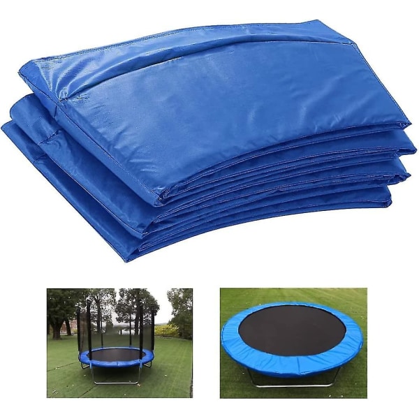 Erstatning 5/6/8/10/12/13/14 fot Trampoline Pute, Trampoline Side Beskyttende Deksel green 14FT