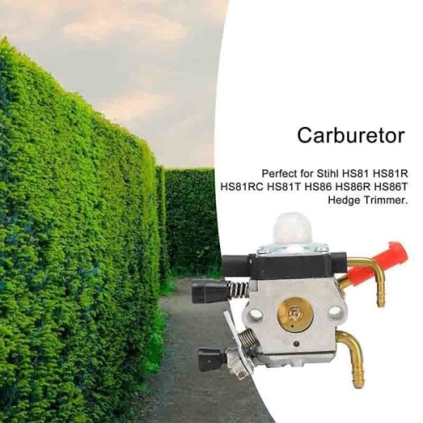 Erstatningsforgasser Carb Trimmer Hekksaks Brushcutter Passer kompatibel med Stihl HS81 HS81R HS81RC HS86