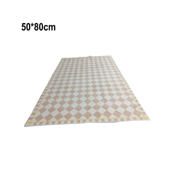 Erittäin pehmeä sisustus moderni shag matto pörröinen liukumaton shag matto ruokasali olohuone matto-ranskalainen shakkilauta -4