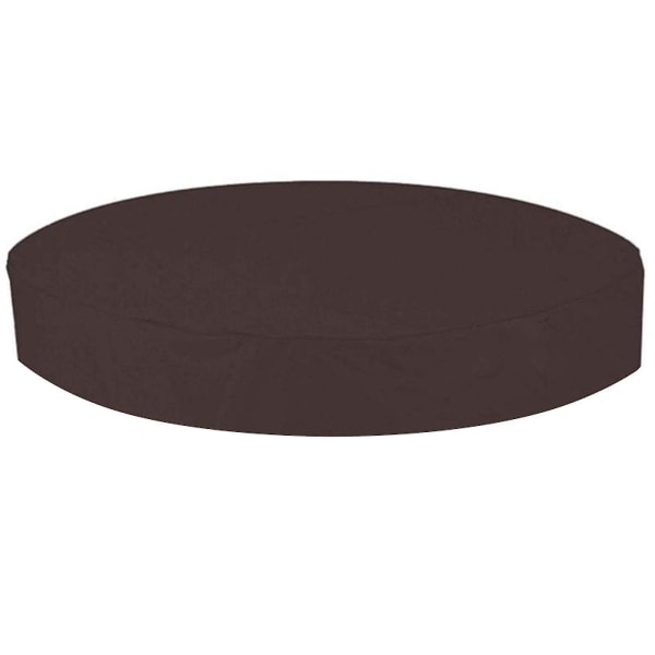 Vattentätt Rundt Utomhusbadkarsskydd, Dammskydd för Spabad Coffee Color 210x30cm