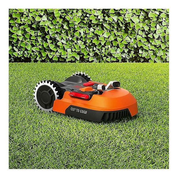 Worx Landroid gressklipper modell S/m Premium rustfrie stålbolter 2 mm tykkelse Forbedret trekkraft - Polert avgrading - Hjuldiameter: 205 mm