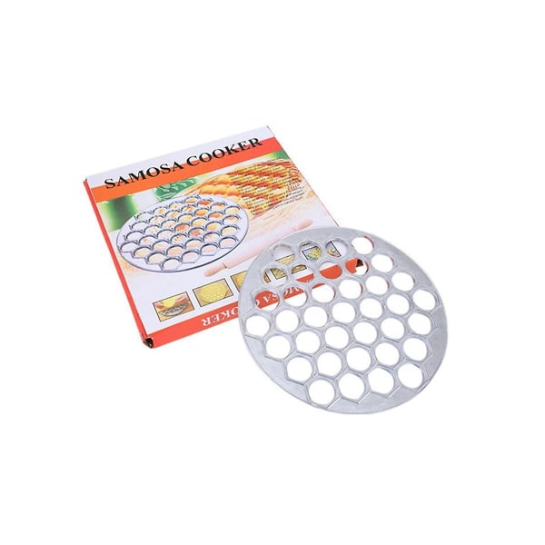 Husholdningsrund Dumplingform 37-hull Dumpling Artifact Lat Dumpling Maker Aluminium Legering Dumpling Silver