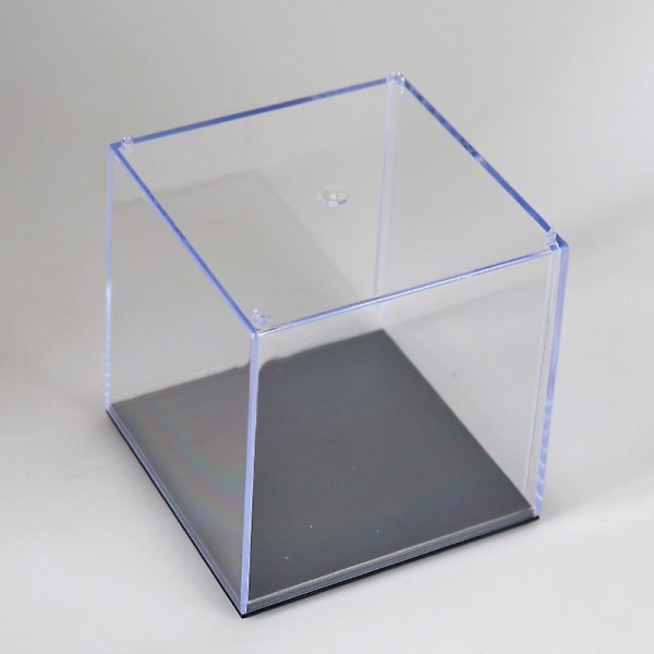 Akryl Plast Display Case Box Klar støvtett beskyttelse for modeller