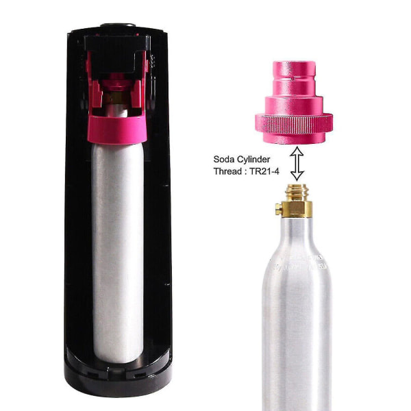 Snabbadapter kompatibel med Co2 Soda Water Sparkler Duo, Tank Canister Conversion kompatibel med Soda Stream Soda Machine -ES Gold