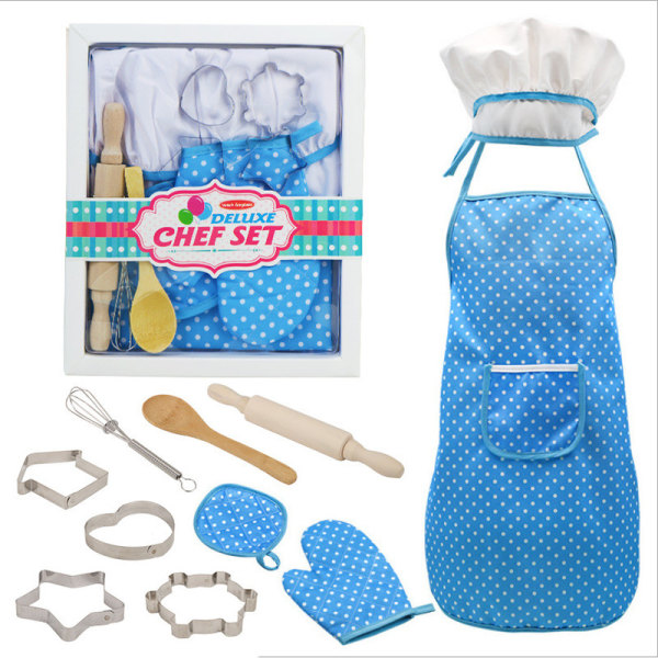Kids Cooking Set Pussel med förkläde - pedagogisk leksak