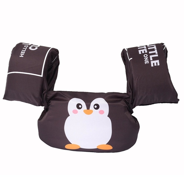 Livräddningsväst för småbarn, simväst, simringar för småbarn, flickor och pojkar, simvästar för pool Penguin