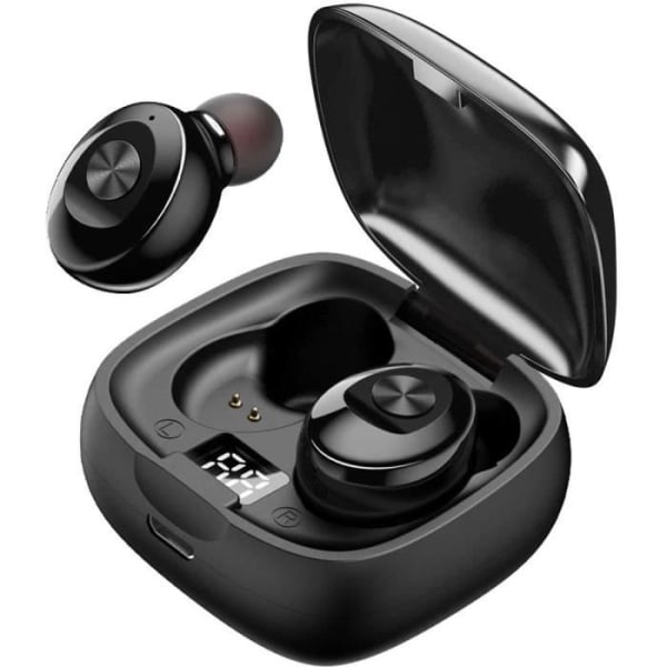 Eacute Bluetooth-øretelefoneacute IPX5 vandtætte trådløse øretelefoner med Eacute opladningsetui TWS 50 Bluetooth Deep Bass ste170