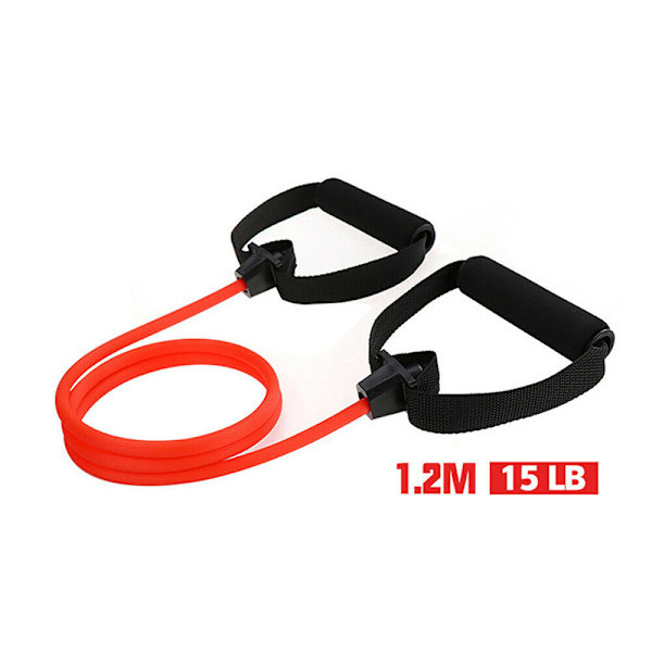 Fitness Träningslinor Dragrep Stretch Resistance Bands Elast Red