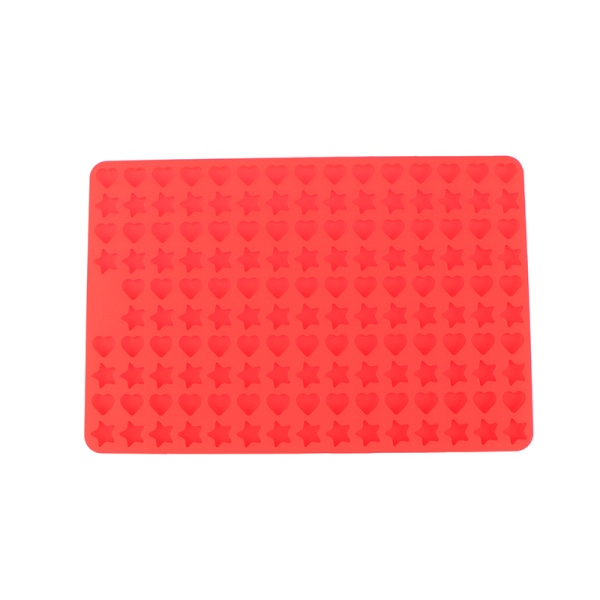 Multicavity Star Love Shape Molds DIY Baking Tool Red