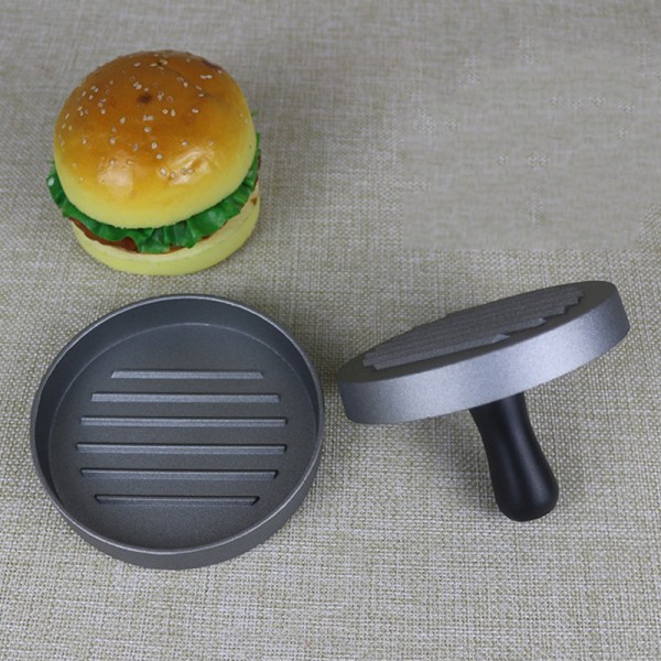 High Guality Rund Hamburger Form Aluminiumlegering Hamburger Kött B