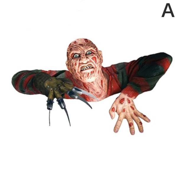 Skräck Creeper Zombie Garden Staty Halloween dekoration type-A