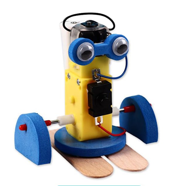 DIY Elektronisk Walking Robot Model Kit Kids School Science Edu One Size