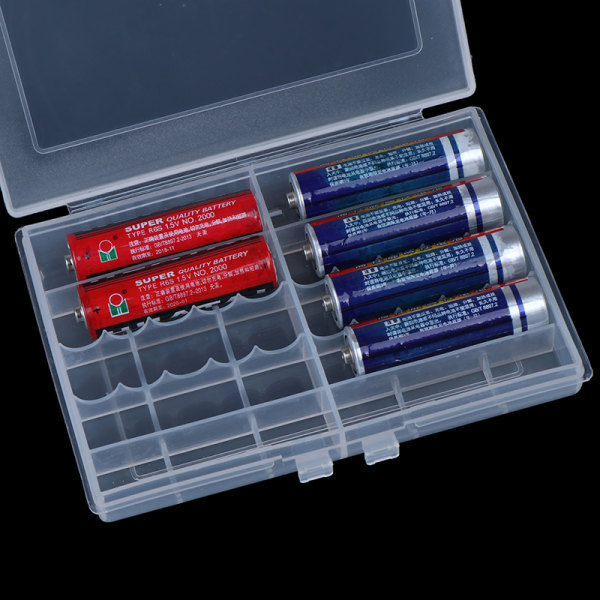 Användbar 1x hårdplast batteriväska Case Förvaring för 10 A