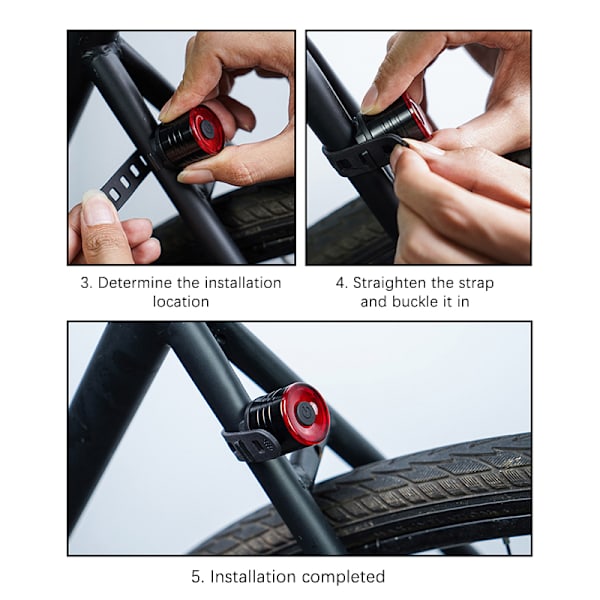 Cykel bakljus red